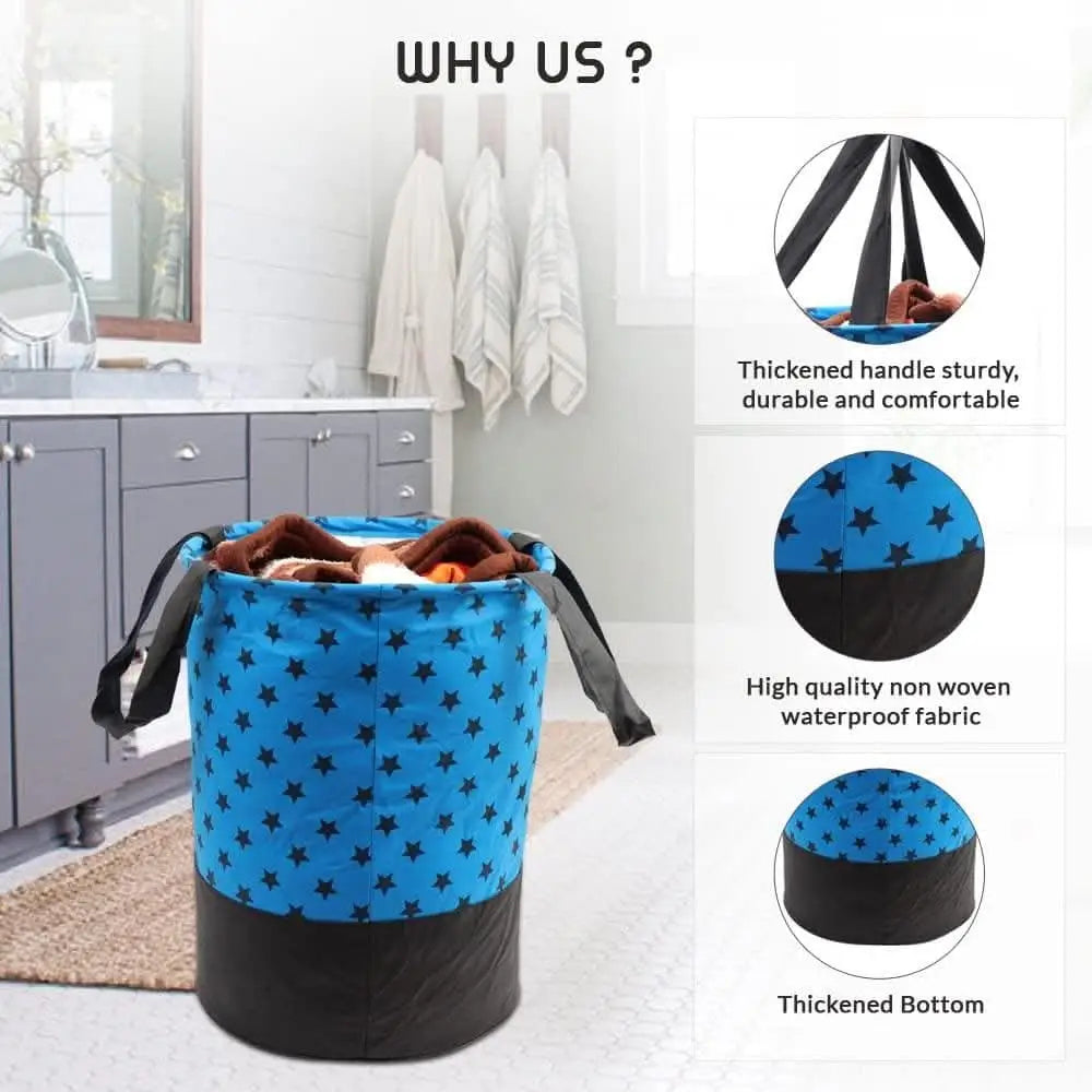 BB BACKBENCHERS Laundry Bag ( 45L, blue ) - halfpeapp