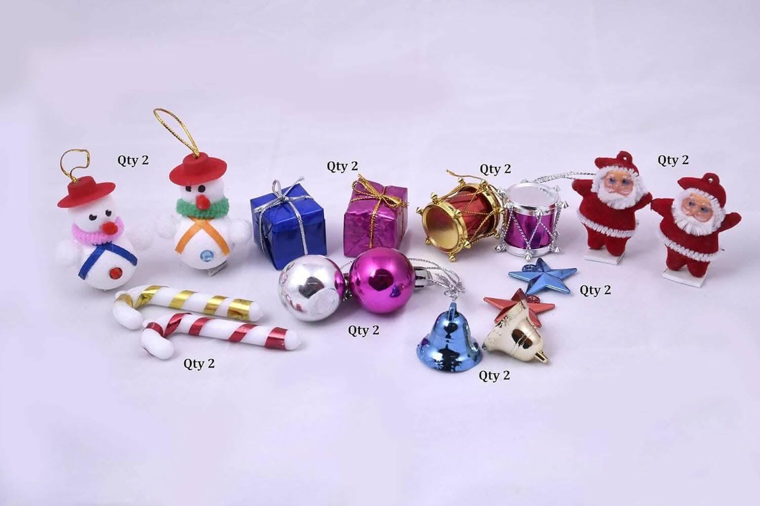 MANTOUSS Christmas Gift of Walnut Brownie + Christmas Card + Santa Cap + Christmas Tree Decoration Set - HalfPe