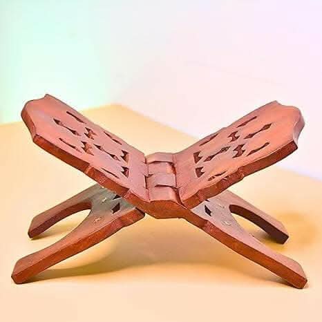 Santarms Wooden Foldable Books Stand - HalfPe