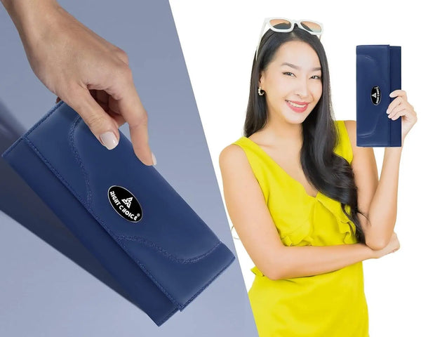 Right choice caual party hand clutch women wallet (blue) - halfpeapp
