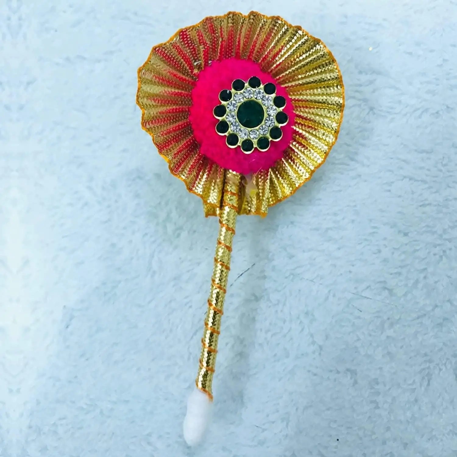 Santarms fancy sindoor box for gift with tilak stick (multicolour) - halfpeapp