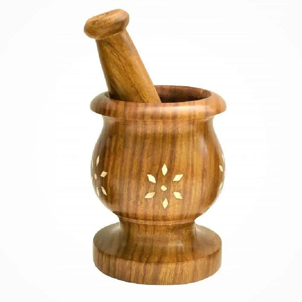 Santarms Wooden Okhli - halfpeapp