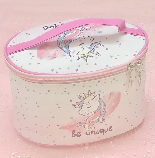 Unicorn theme cosmetic bag - halfpeapp