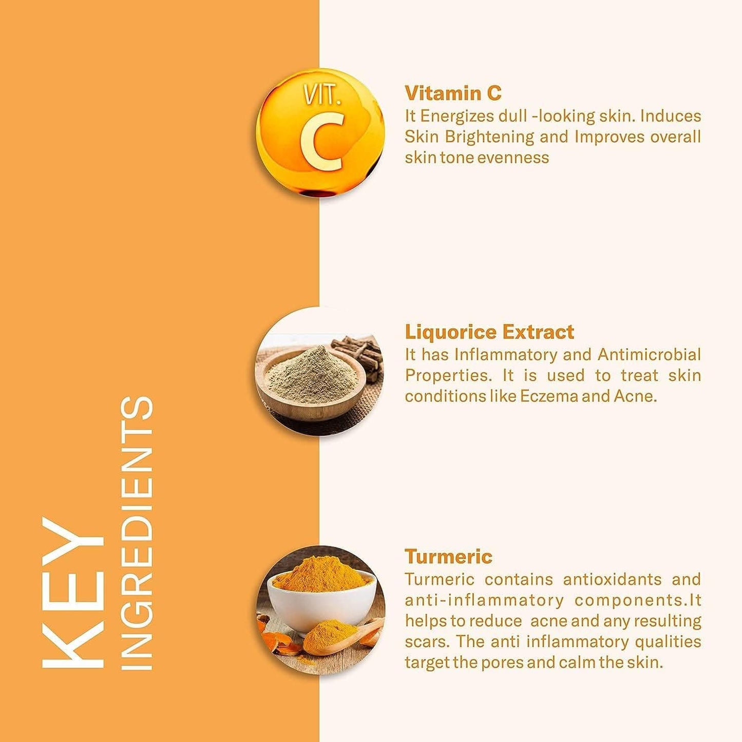 Vitamin C & liquorice foaming face wash (100 ml) | NEOLITH - halfpeapp