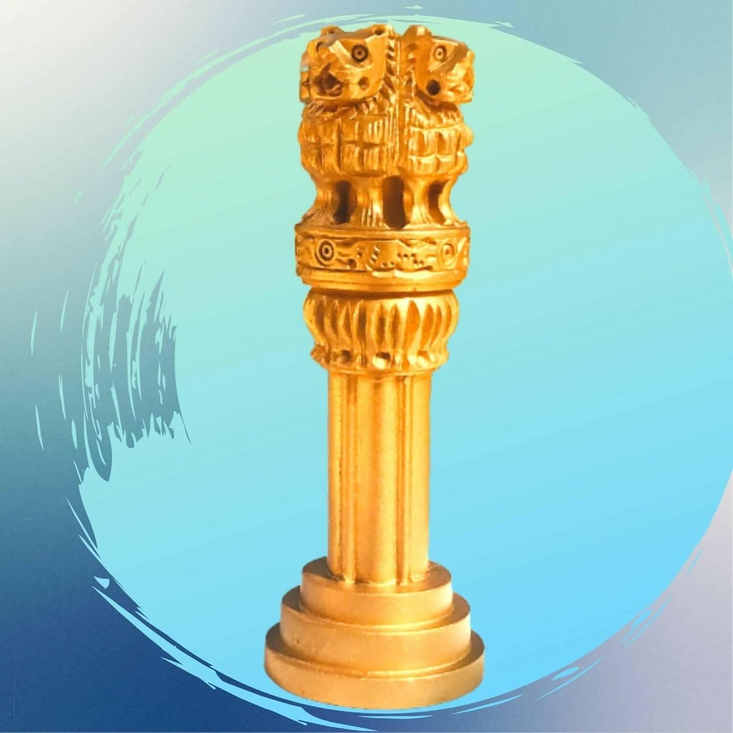 santarms Wooden Ashoka Pillar - HalfPe