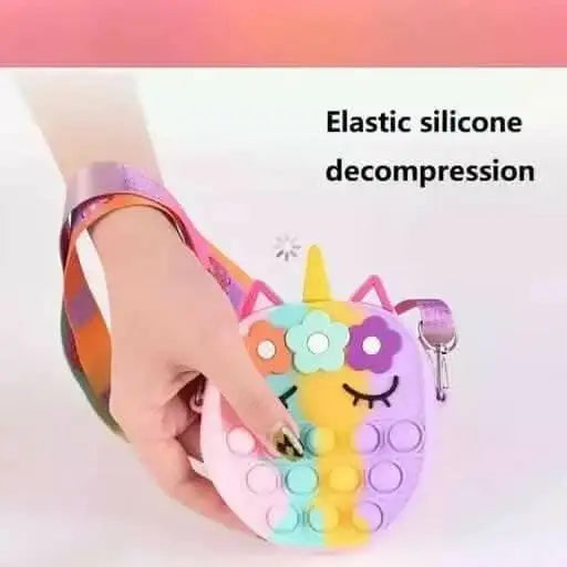 fashion street fs Pop It Fidget Toy Shoulder Bag - HalfPe