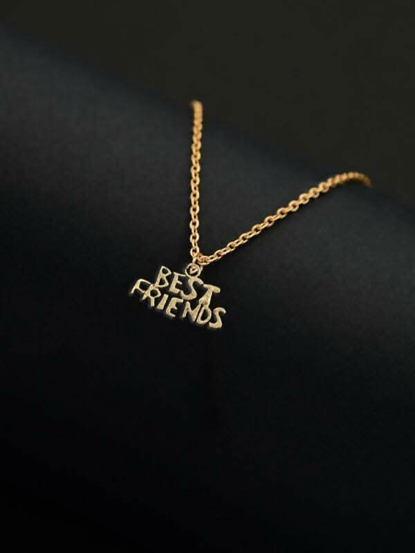 Pinapes Best Friends Forever and Ever Necklace Friendship - HalfPe