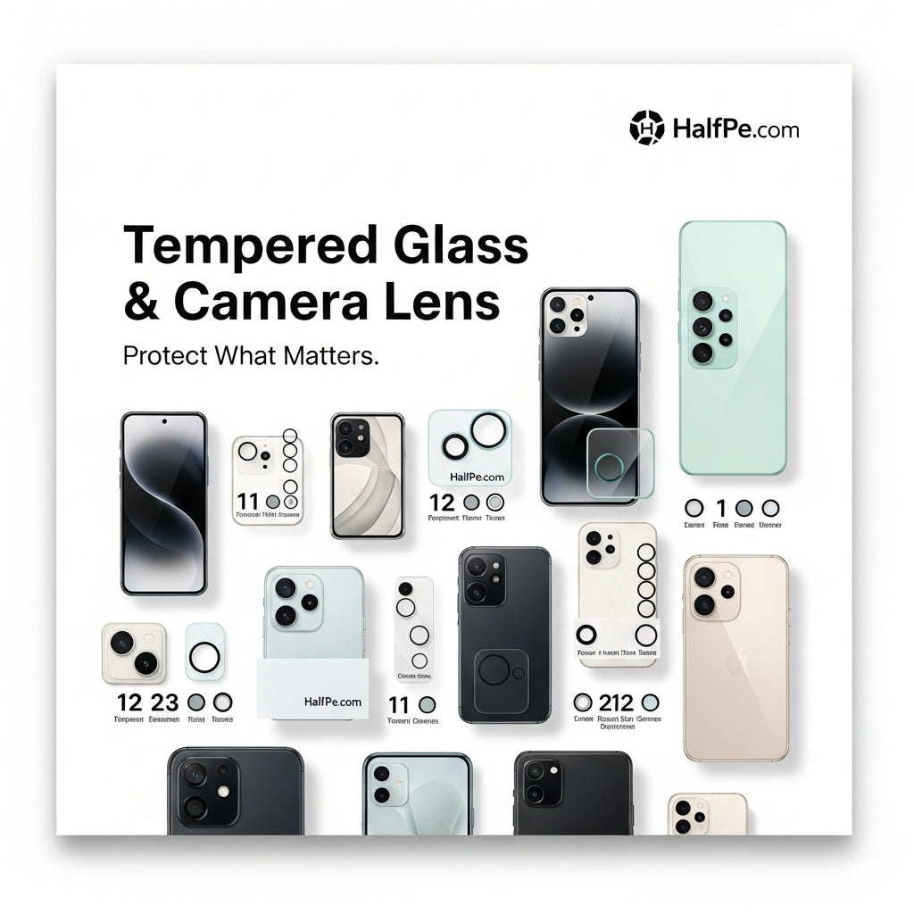 Tempered Glass & Camera Lens