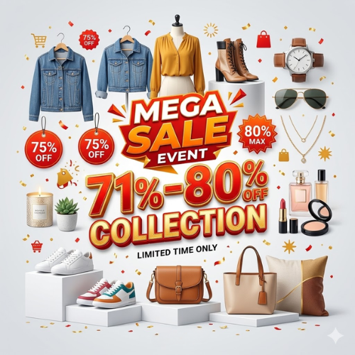 71%- 80% Off