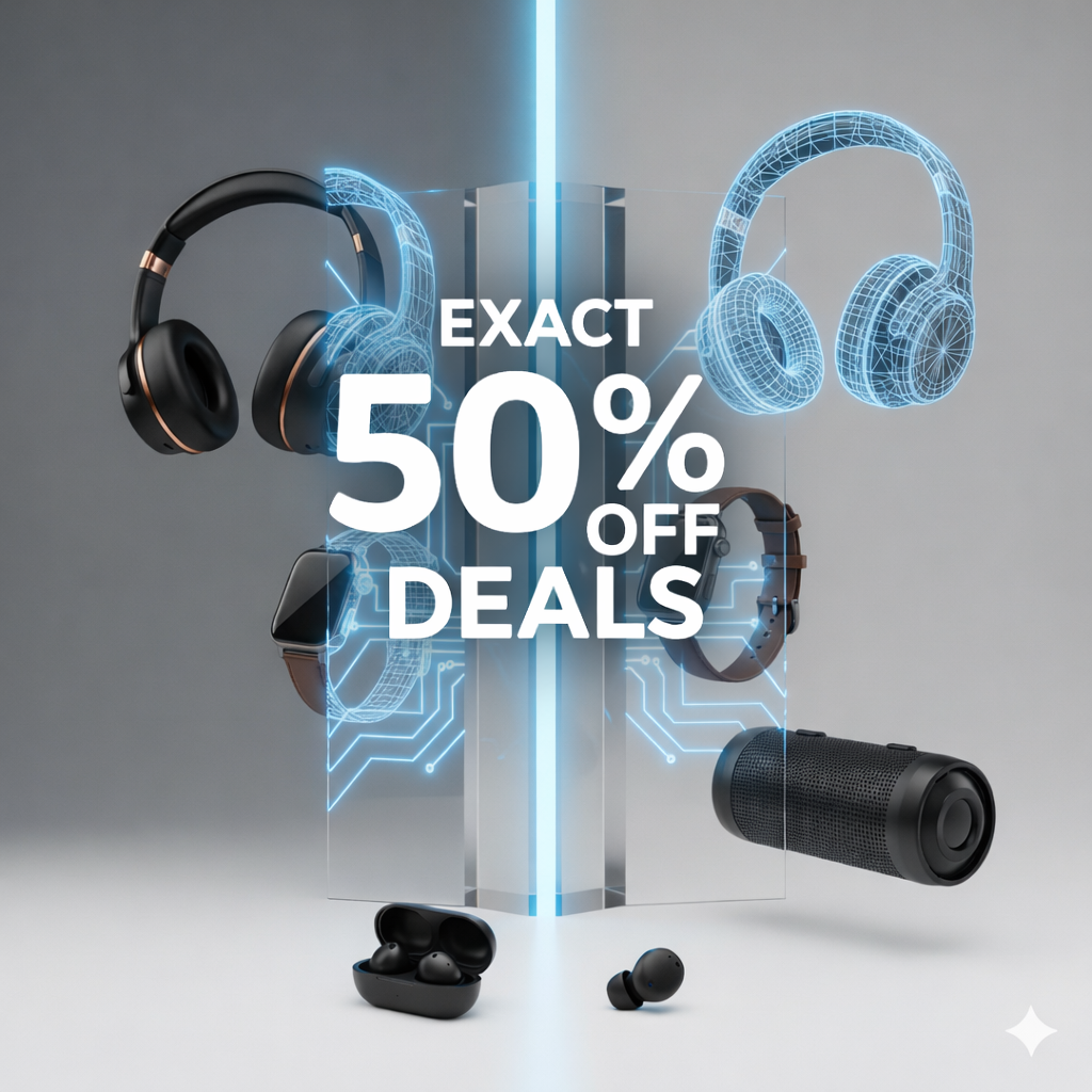 Exact 50% off deals