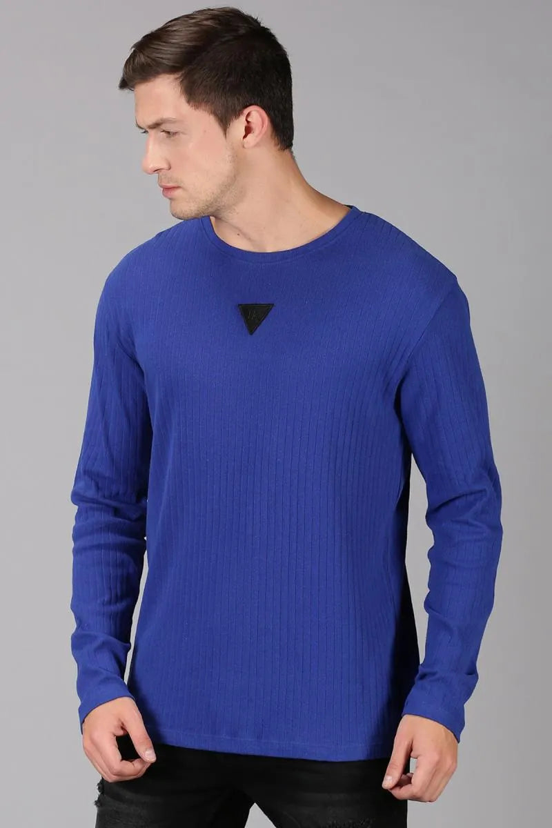 Men's Cotton Regular Fit T-shirt - URGEAR (Style urg000365) - Blue