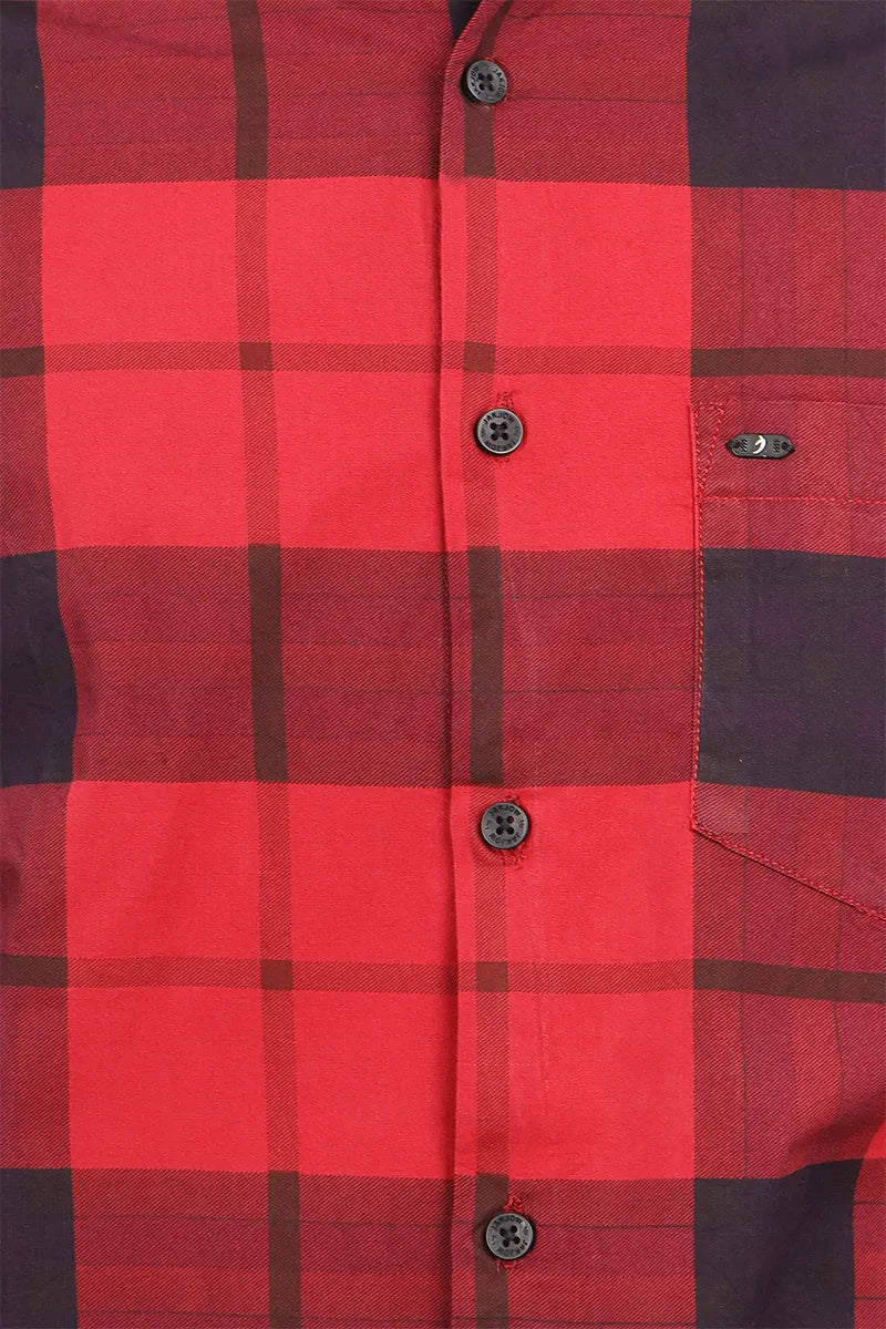 Checkered Cotton Shirt for Men
