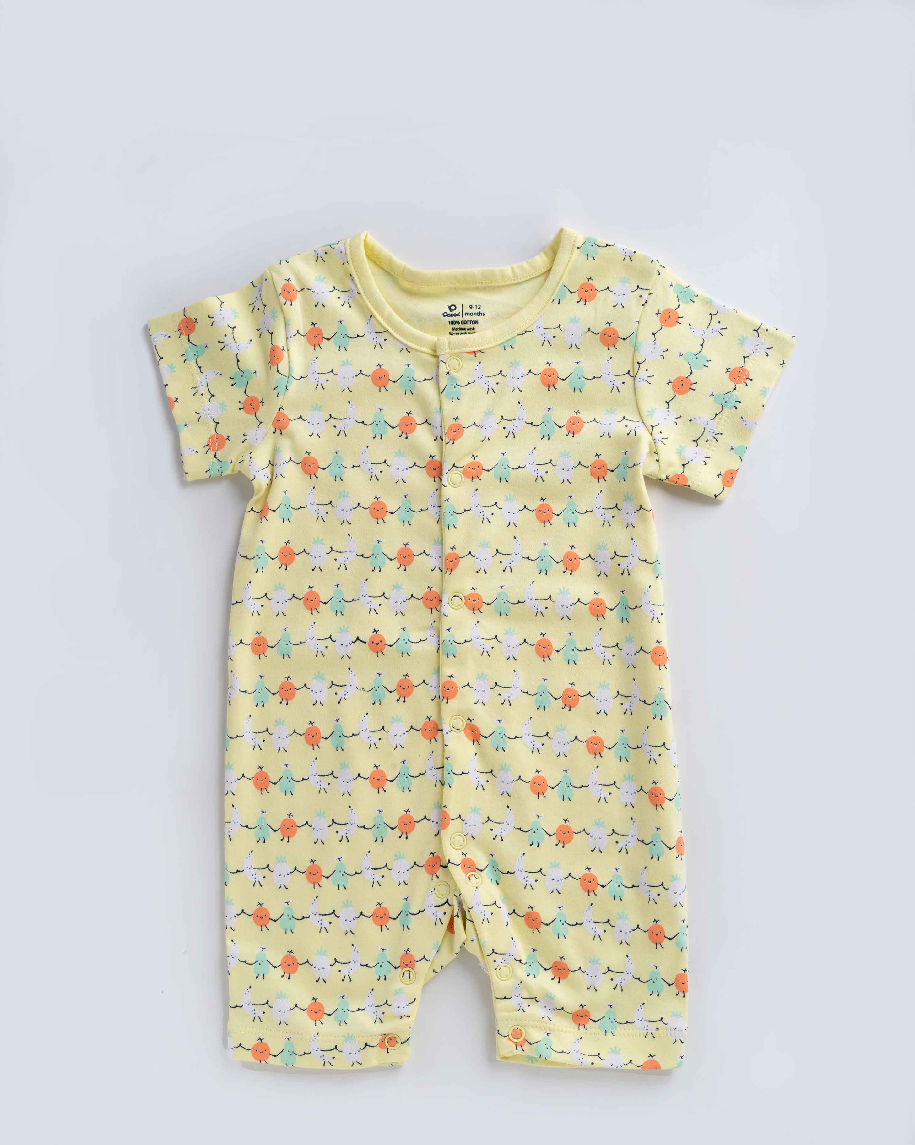 Popees Comfy & Cute Half Sleeve Romper (3-18 Months) for Boys - Image 1