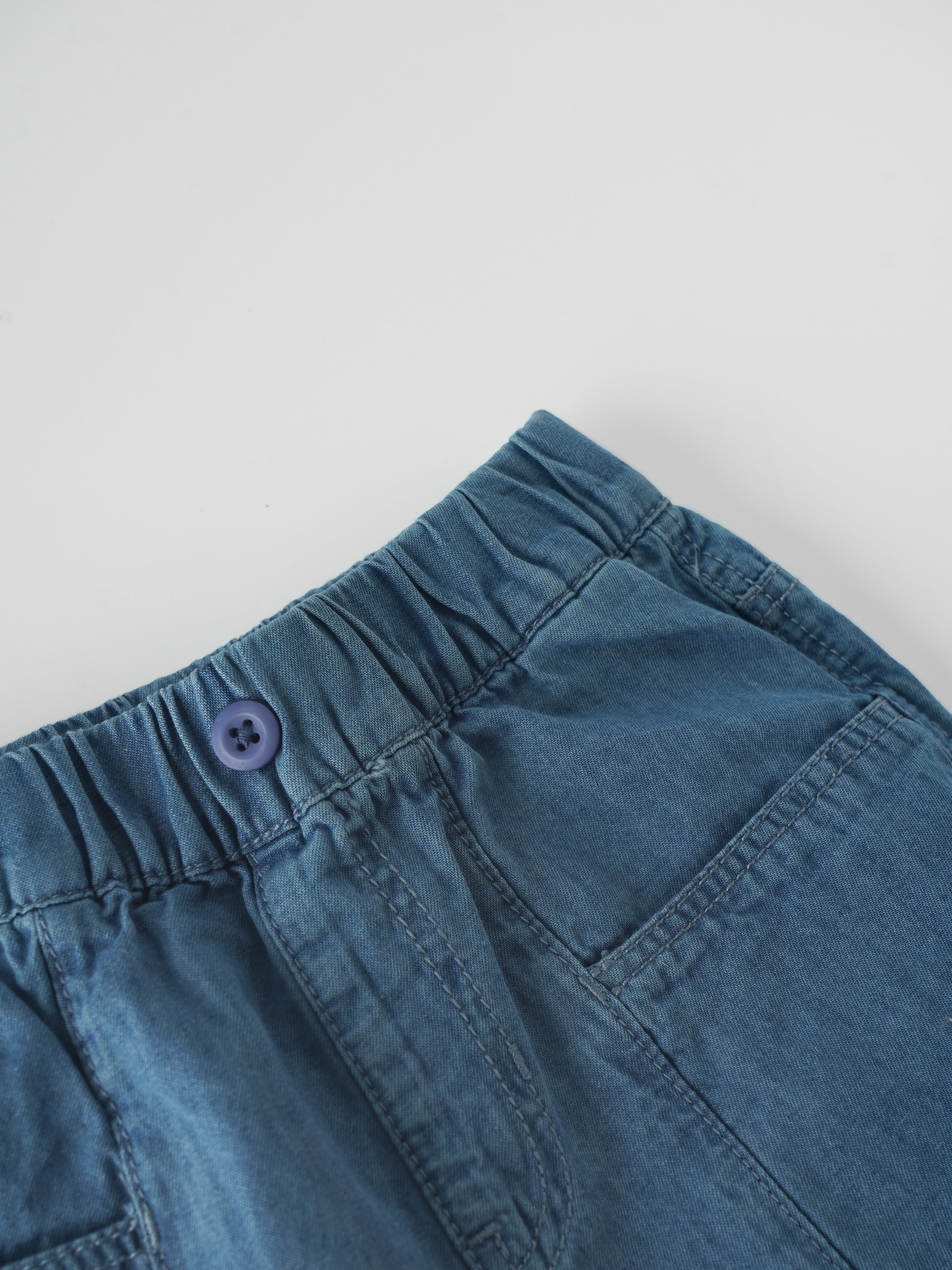 Popees Comfy & Trendy Denim Shorts (1-6 Years) for Boys - Image 3