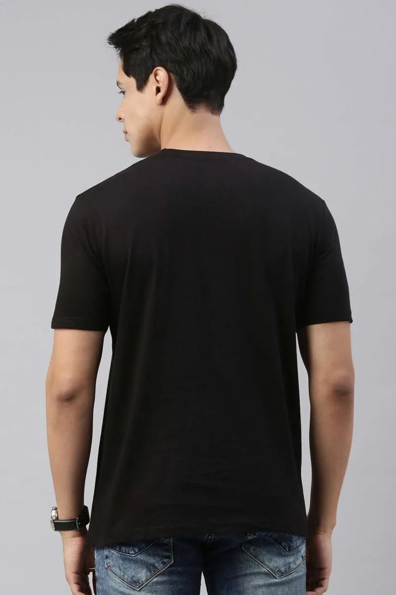 Cotton Graphic Print T-shirt for Men - Recast (Style cot003226)