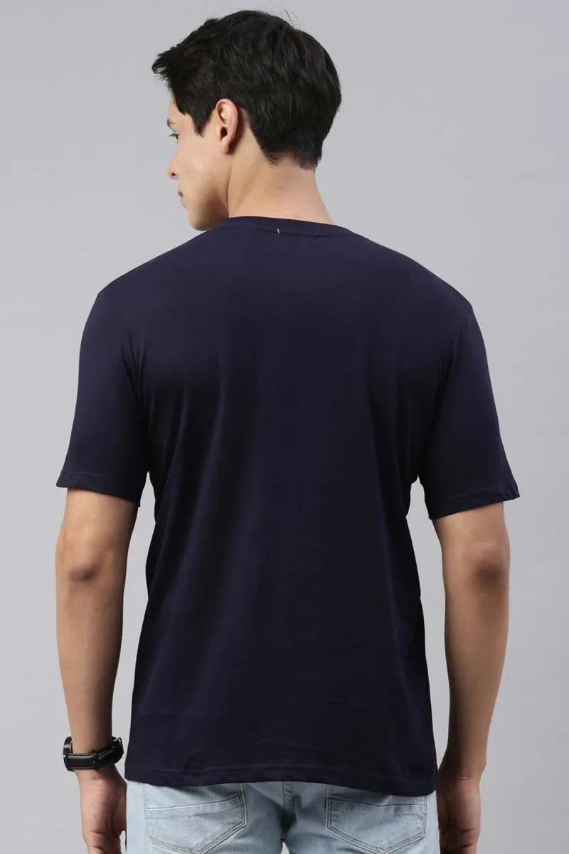 Cotton Graphic Print T-shirt for Men - Recast (Style cot003228)