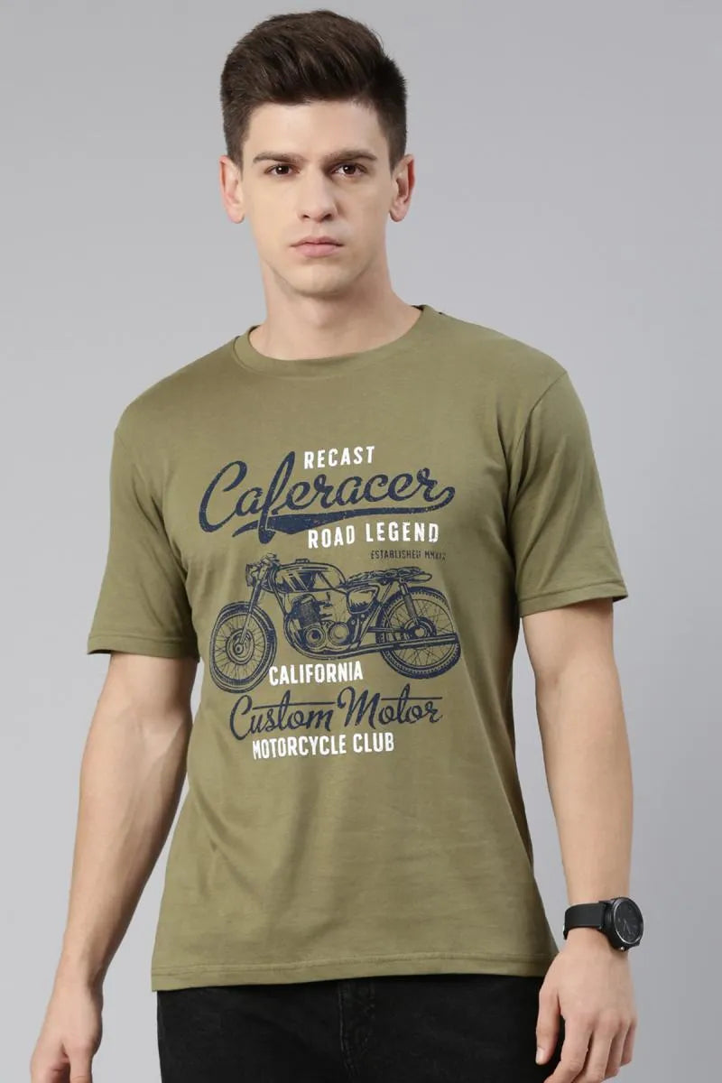 Men's Graphic Print T-shirt - Recast
