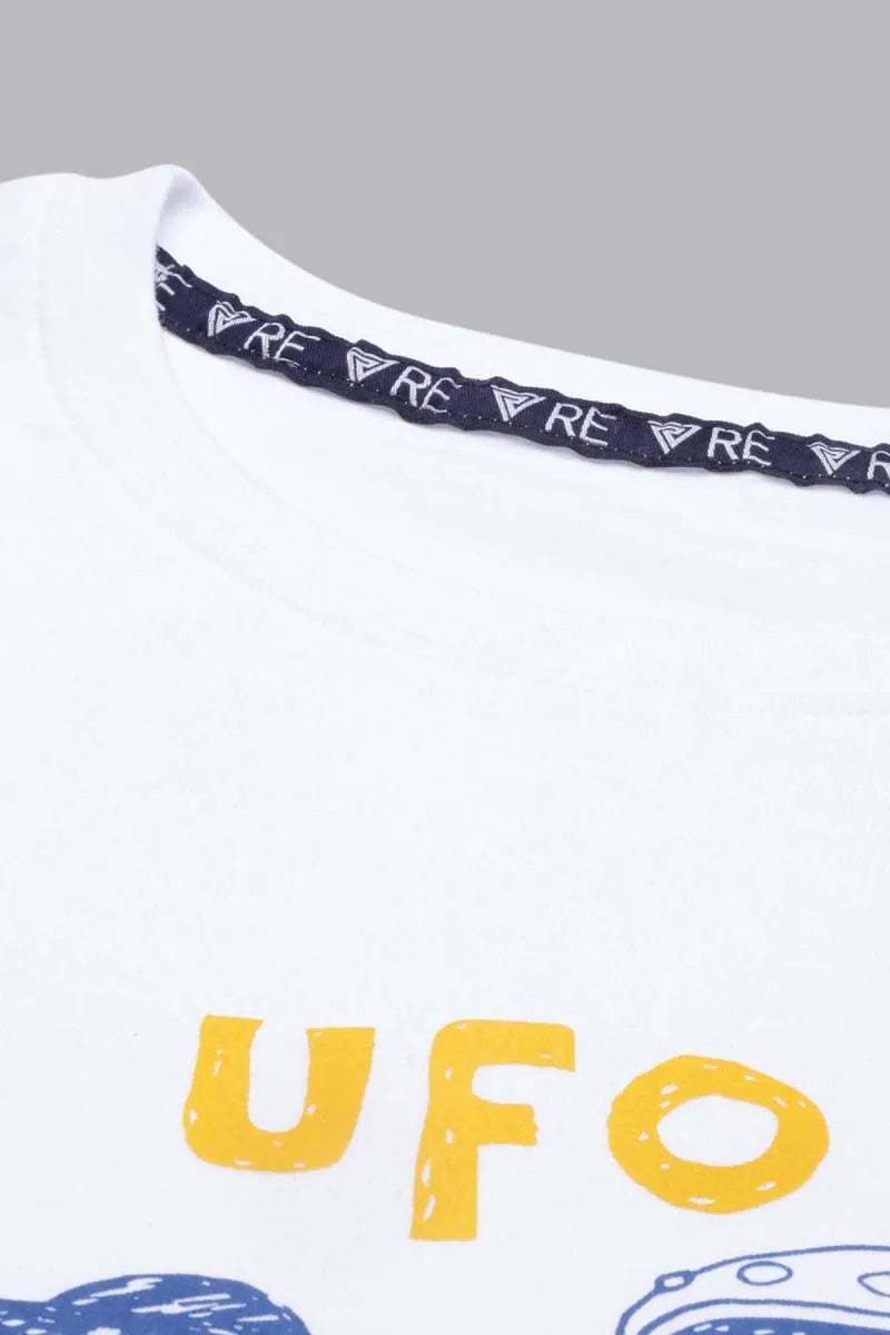 Men's Cotton Typographic Print T-shirt - Recast (Style cot003233)