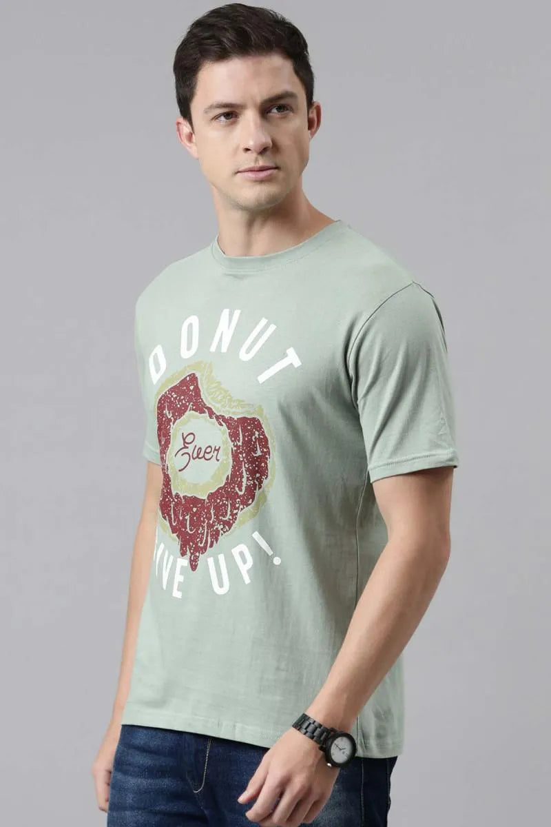 Men's Cotton Graphic Print T-shirt - Recast (Style cot003234)