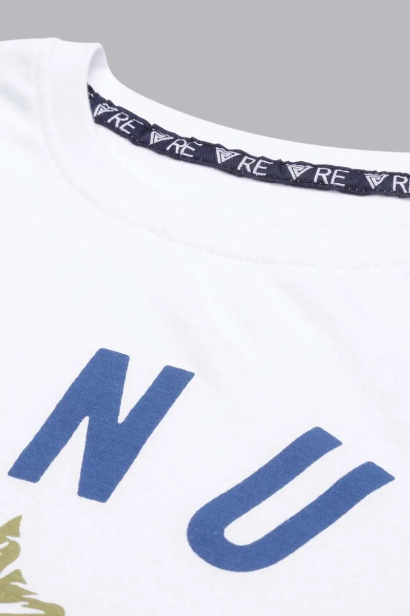 Men's Cotton Graphic Print T-shirt - Recast (Style cot003234)