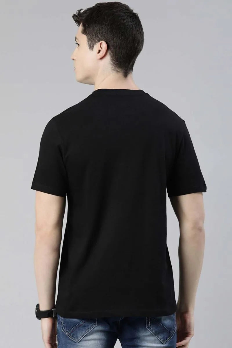 Cotton Graphic Print T-shirt for Men - Recast (Style cot003240)