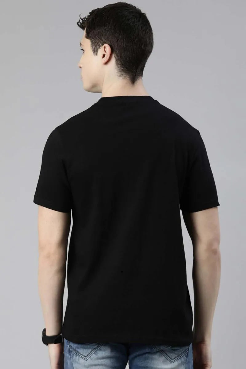 Cotton Graphic Print T-shirt for Men - Recast (Style cot003241)