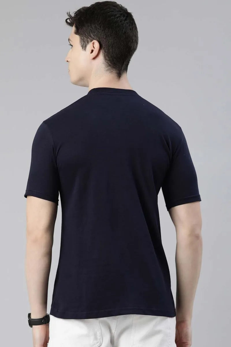Cotton Graphic Print T-shirt for Men - Recast (Style cot003241)