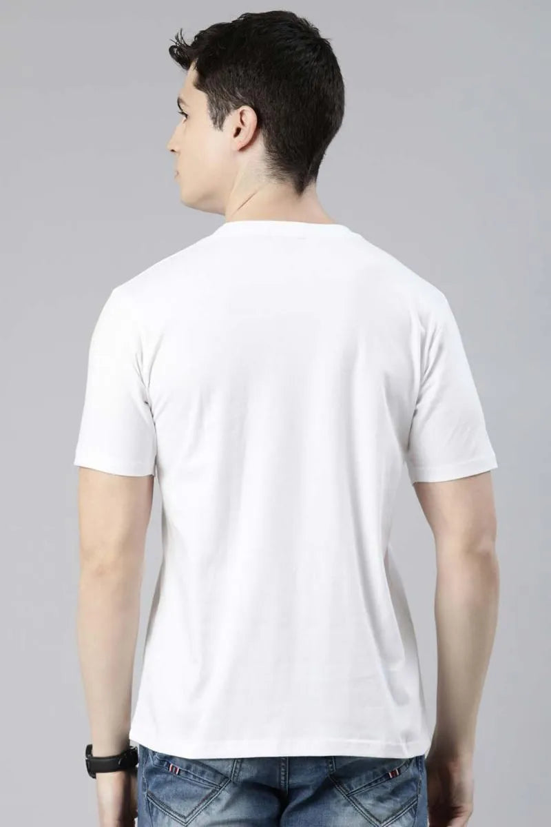 Graphic Printed Cotton T-shirt for Men
