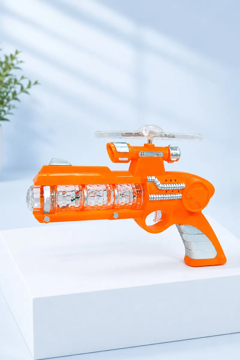 Musical Gun Toy for Kids (Orange) - Pack of 1