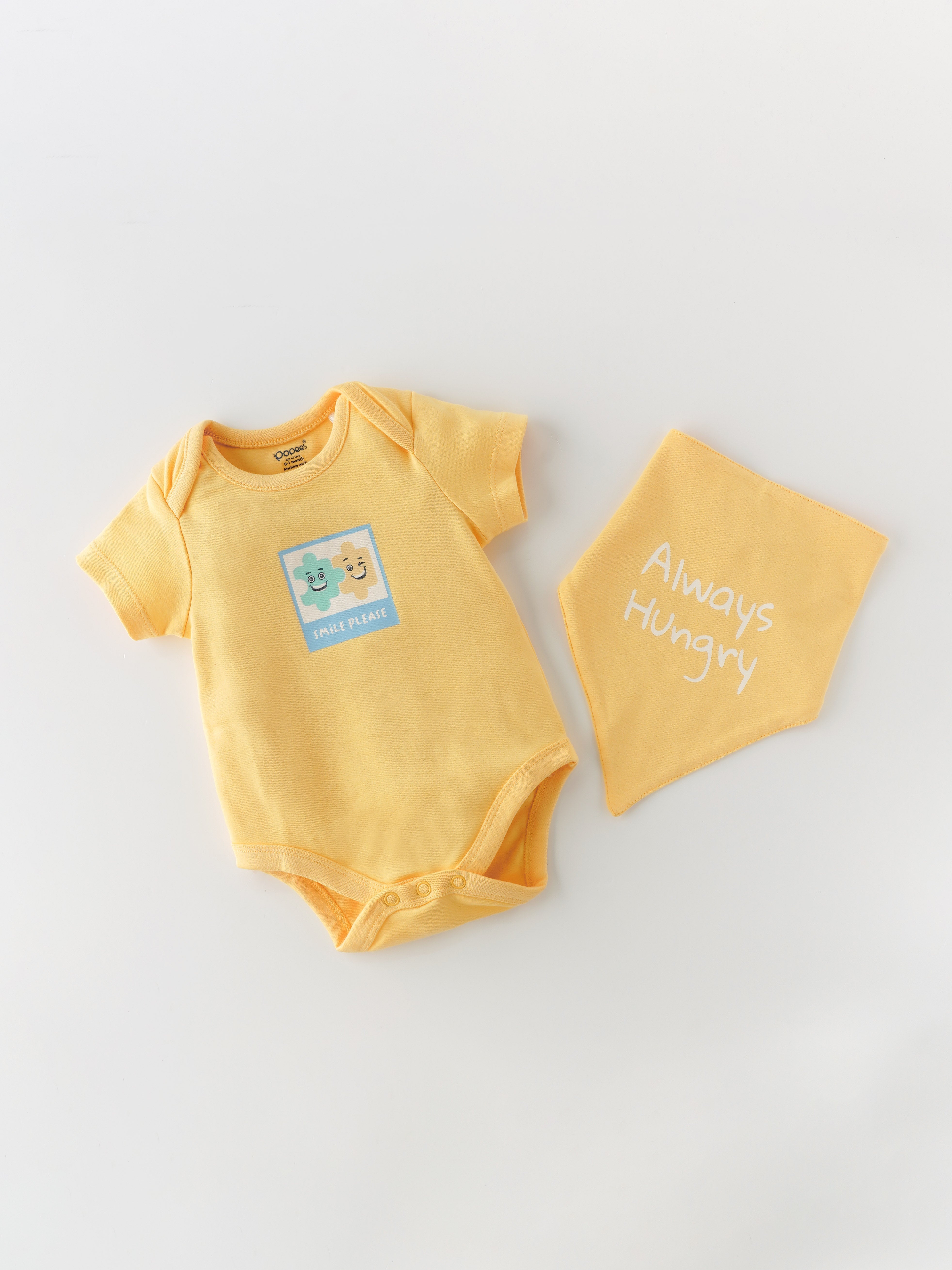Popees Skin-friendly & Comfy Bodysuit (0-9 Months) for Newborn Boys - Image 1