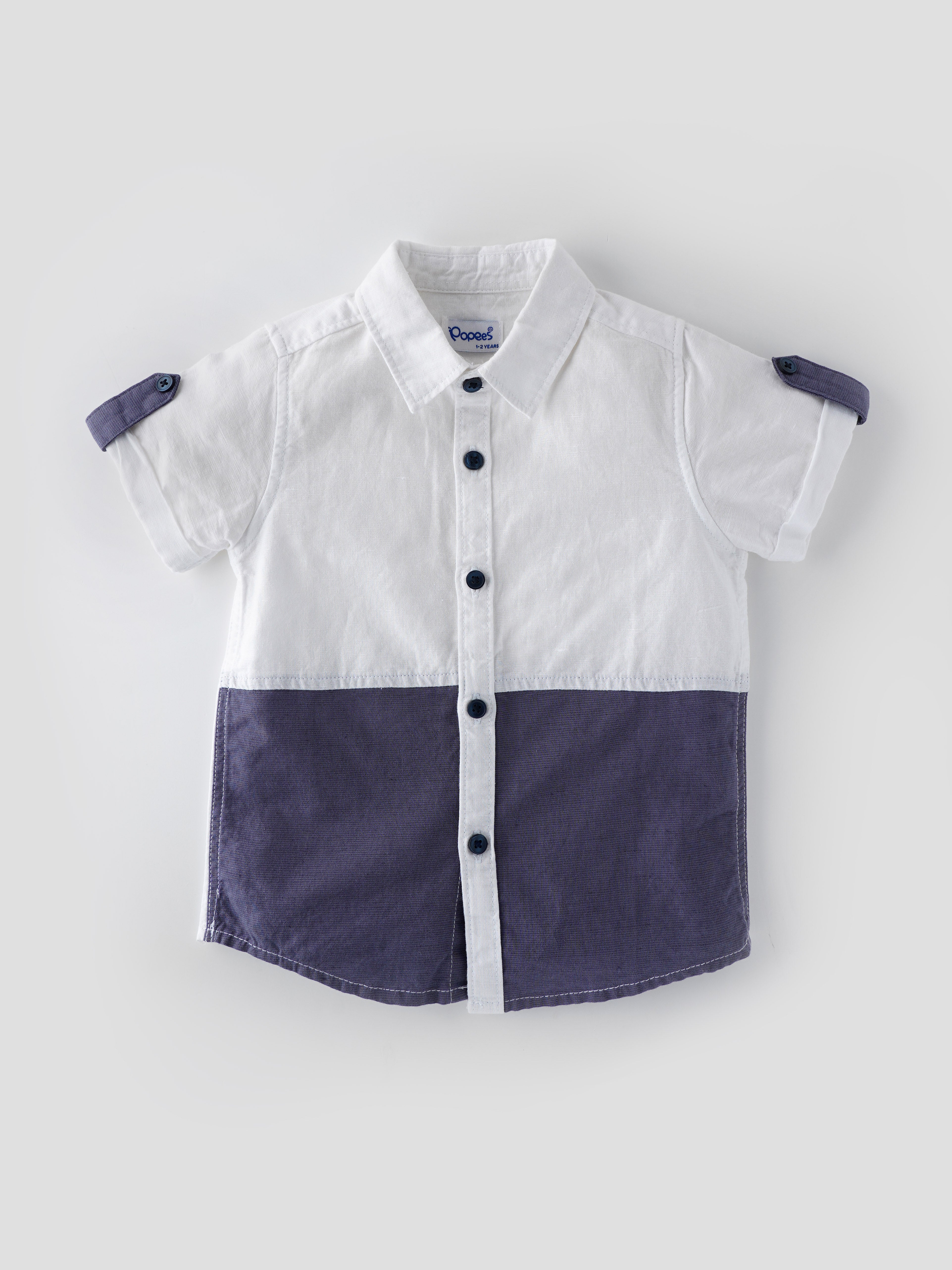 Popees Smart Casual Shirt (1–8 Years) for Boys - Image 1
