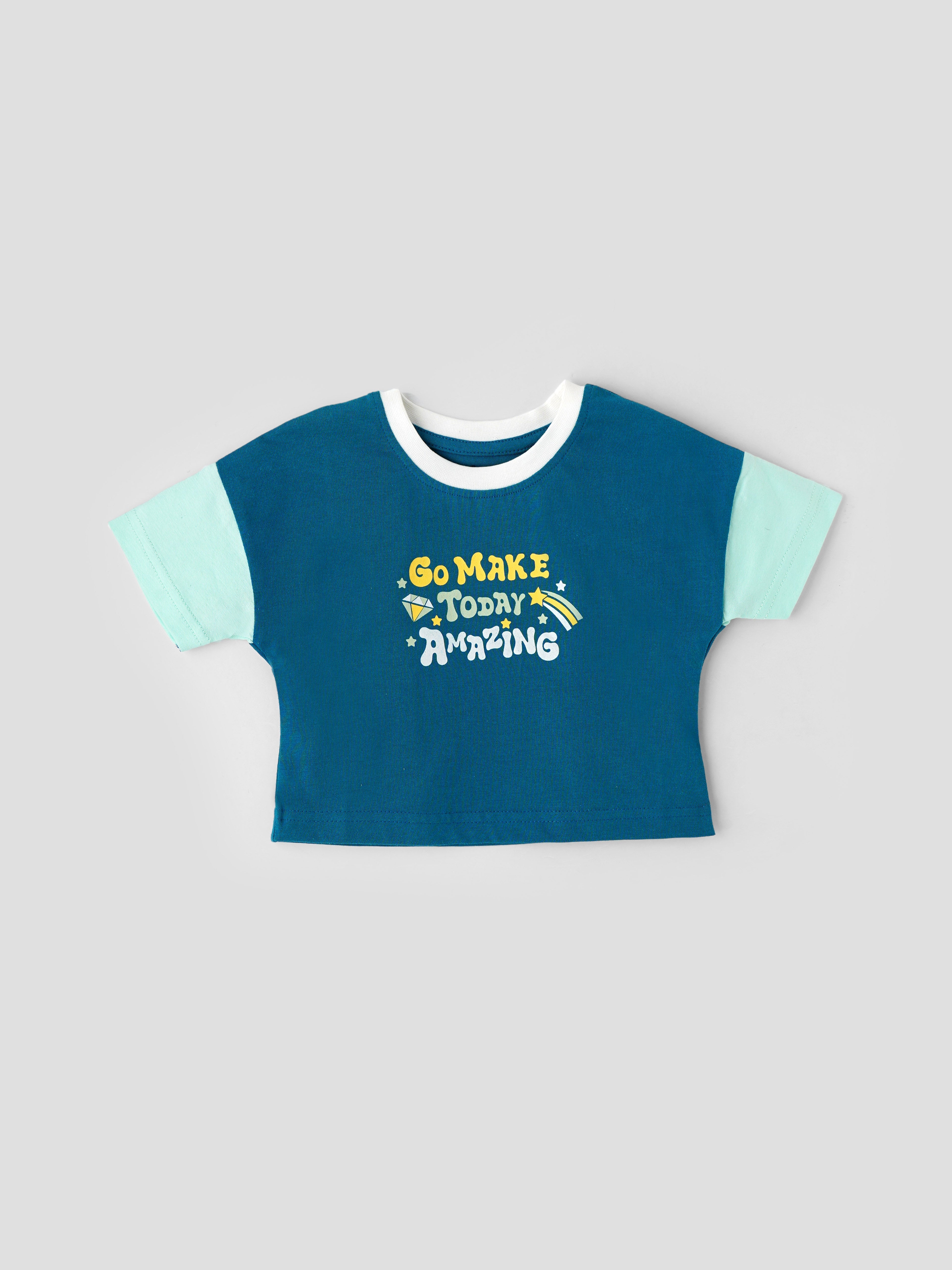 Popees Chest Printed T-Shirt (1-8 Years) for Girls - Image 1