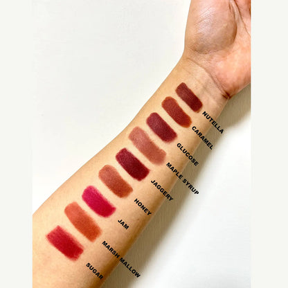 Love Earth Satin Matte Lipstick - Nutella | Lightweight | Long-Lasting Wear,Lips Moisturised | Satin Creamy-Matte Finish |3.5G