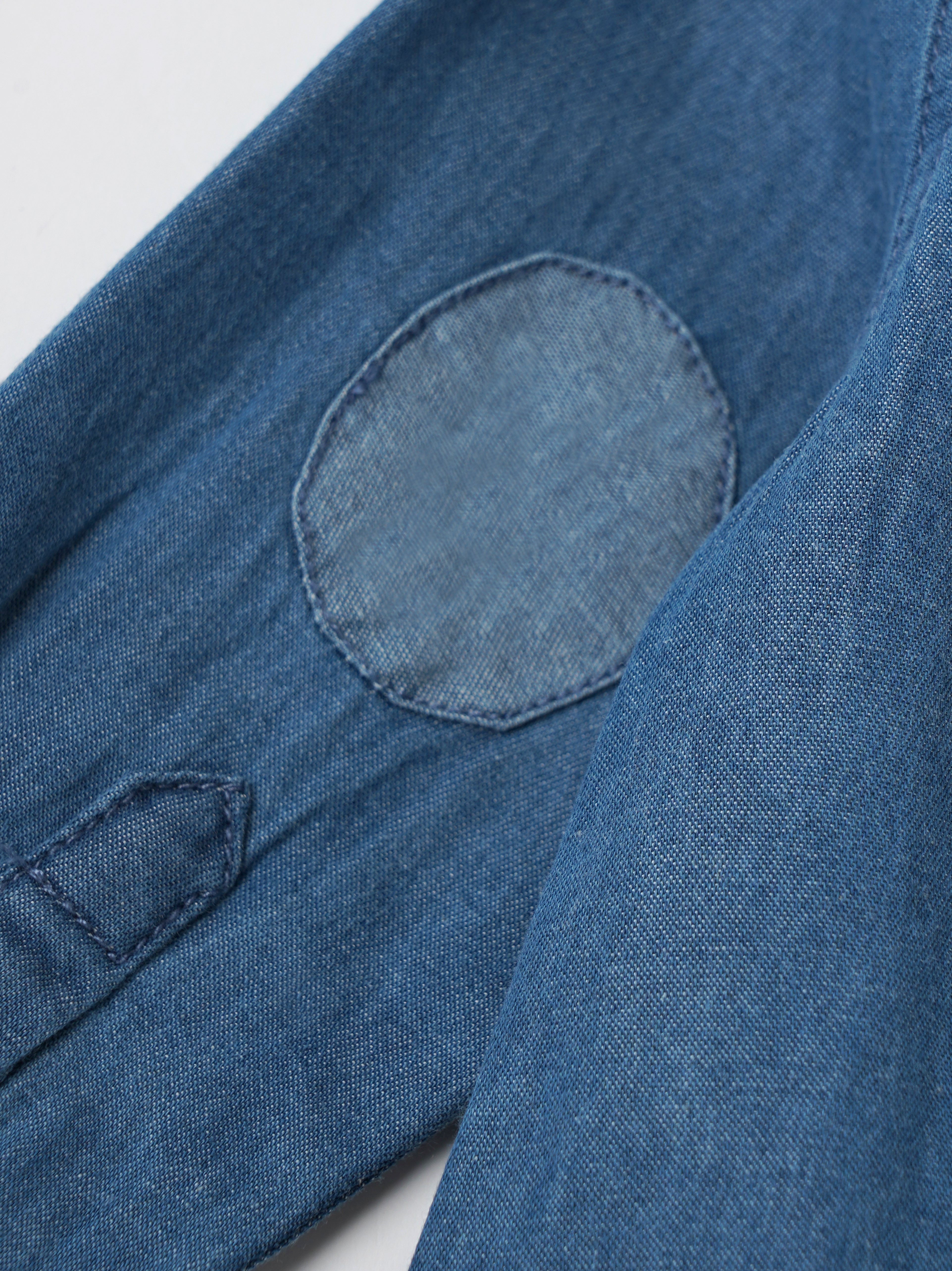 Popees Baby Boys Full Sleeve Denim Shirt| Blue| 3-36 Months - Image 4