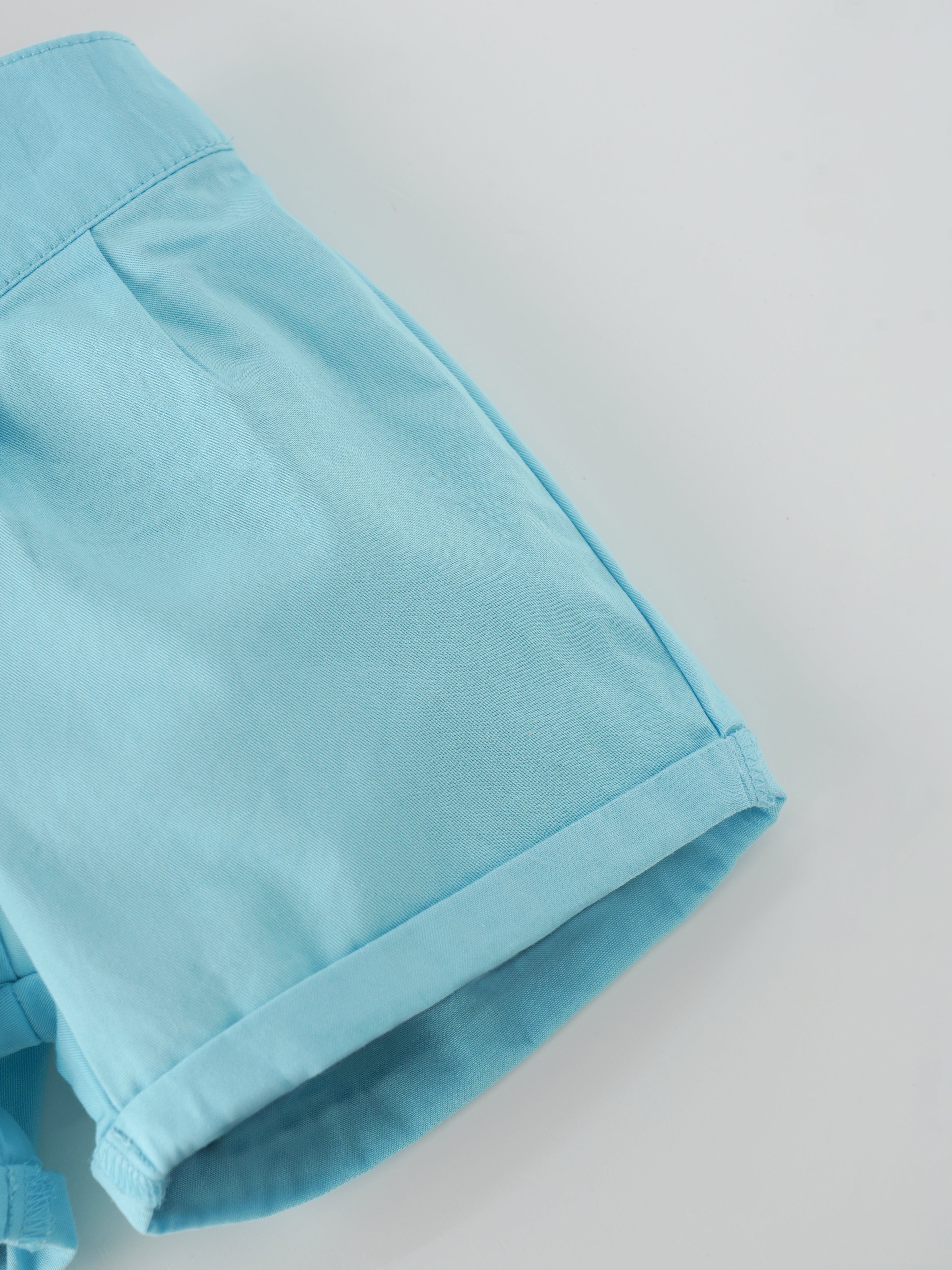 Popees Solid Elastic-Waist Shorts (3–36 Months) for Baby Girls - Image 4