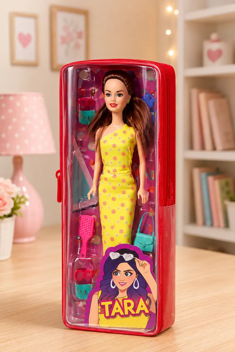Cute Tara Pool Party Doll with Accessories (Color May Vary)
