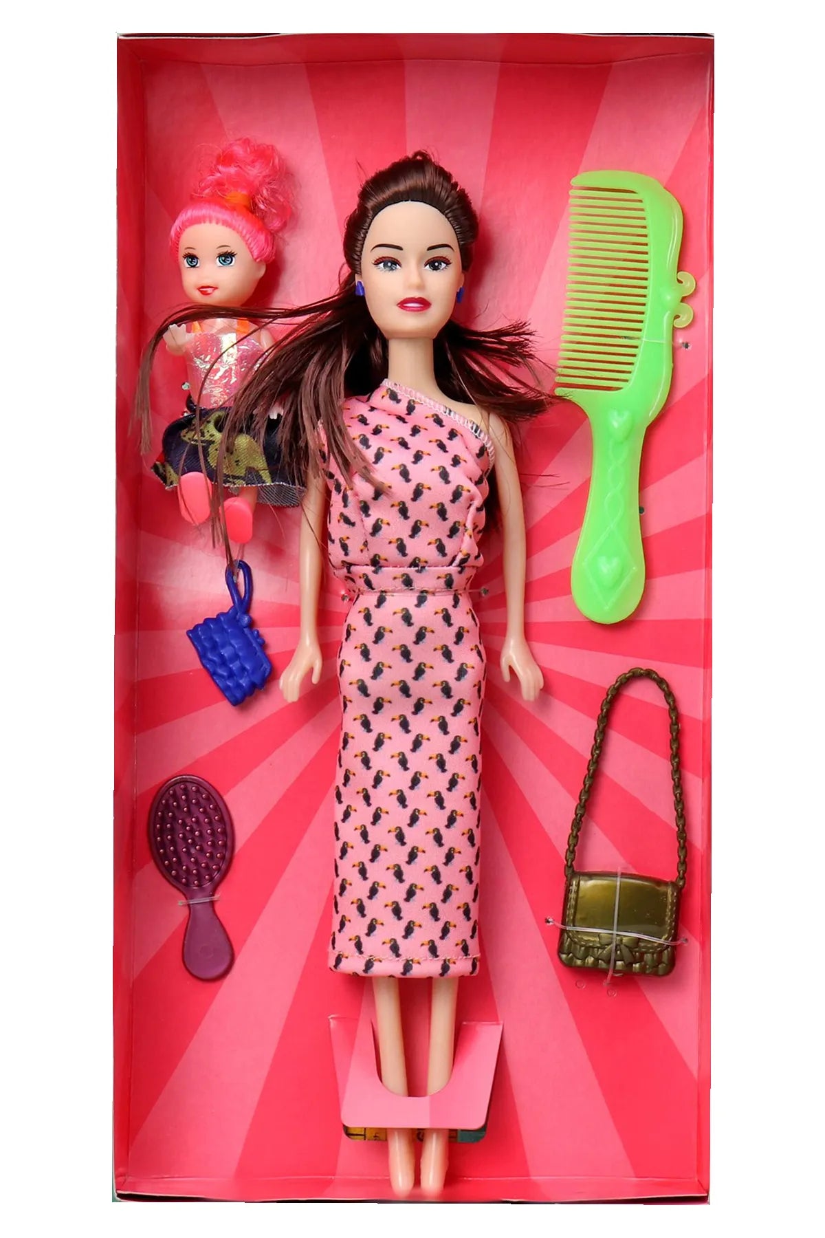 Tara Barbie Doll with Accessories- Candy Land Set (Color May Vary)