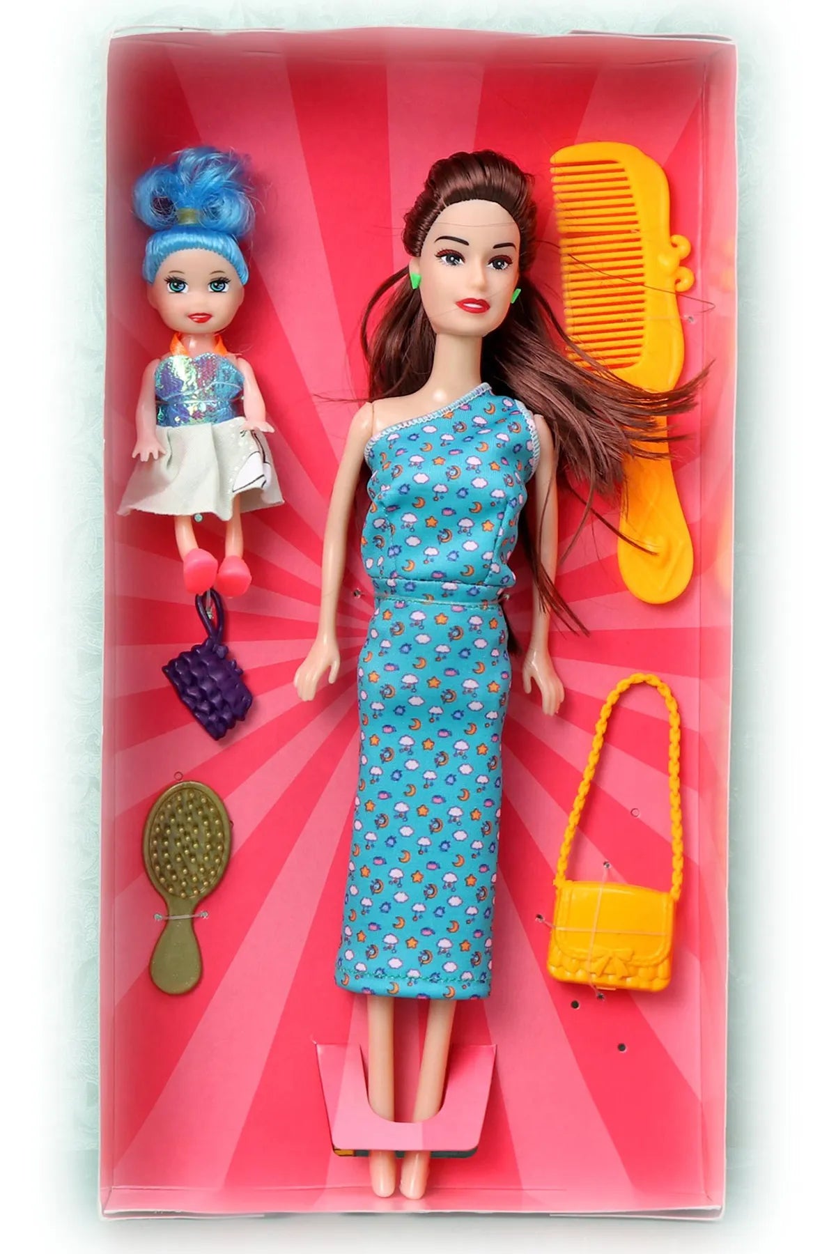 Tara Barbie Doll with Accessories- Candy Land Set (Color May Vary)