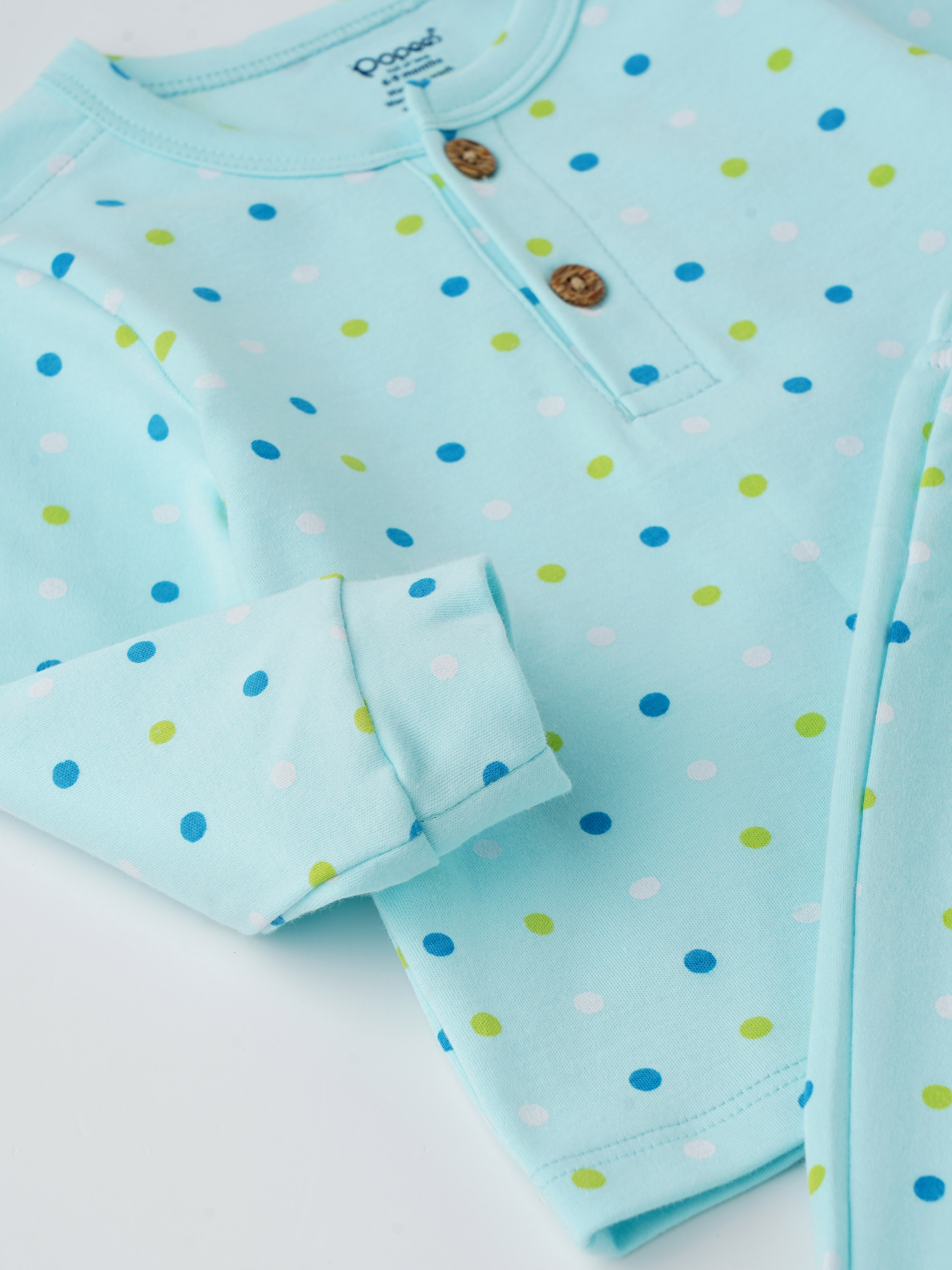 Popees Printed Full Sleeve Nightwear Set (3–36 Months) for Boys - Image 3