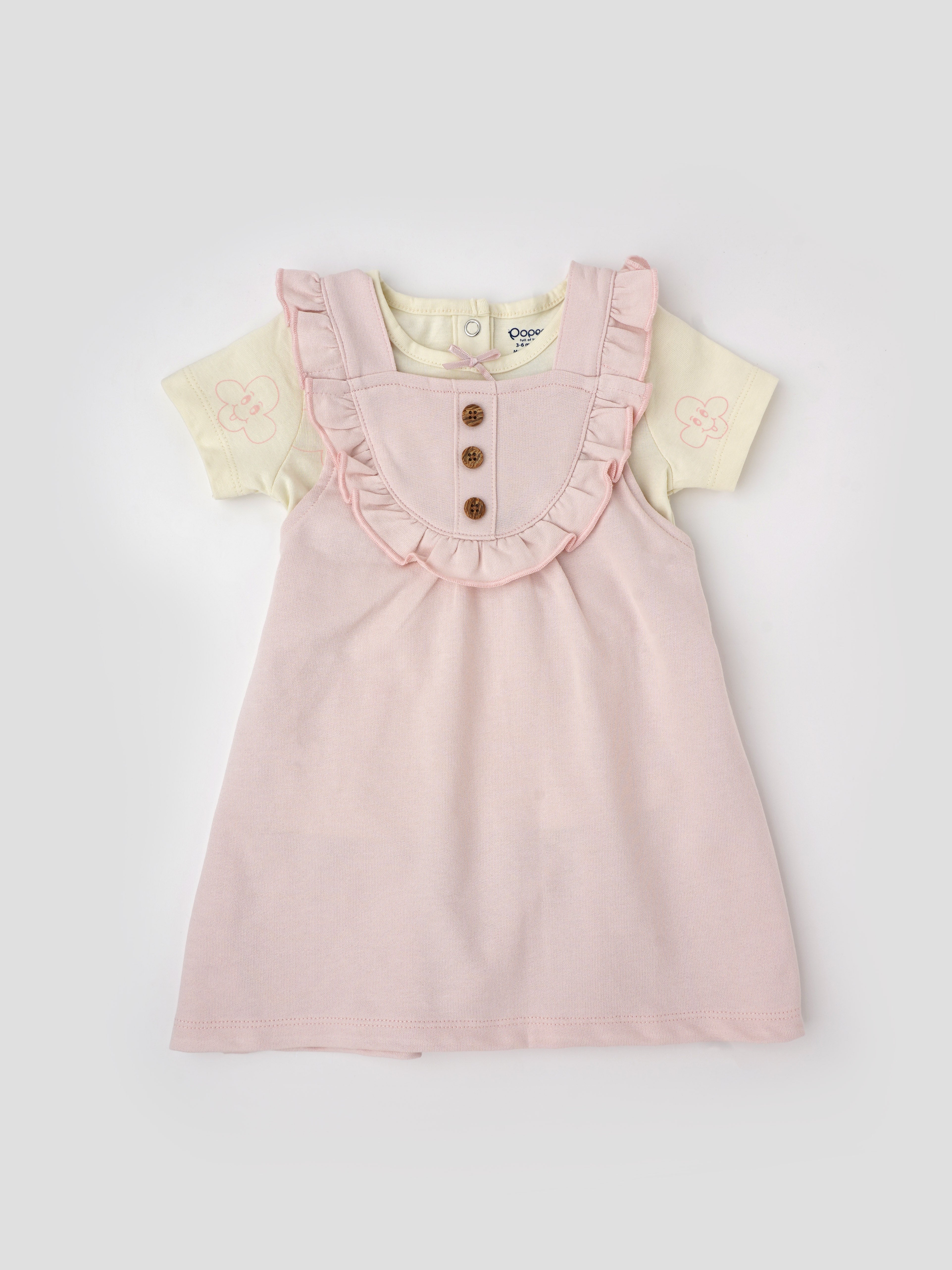 Popees Soft and Comfy Pinny Set (3–36 Months) for Girls - Image 1