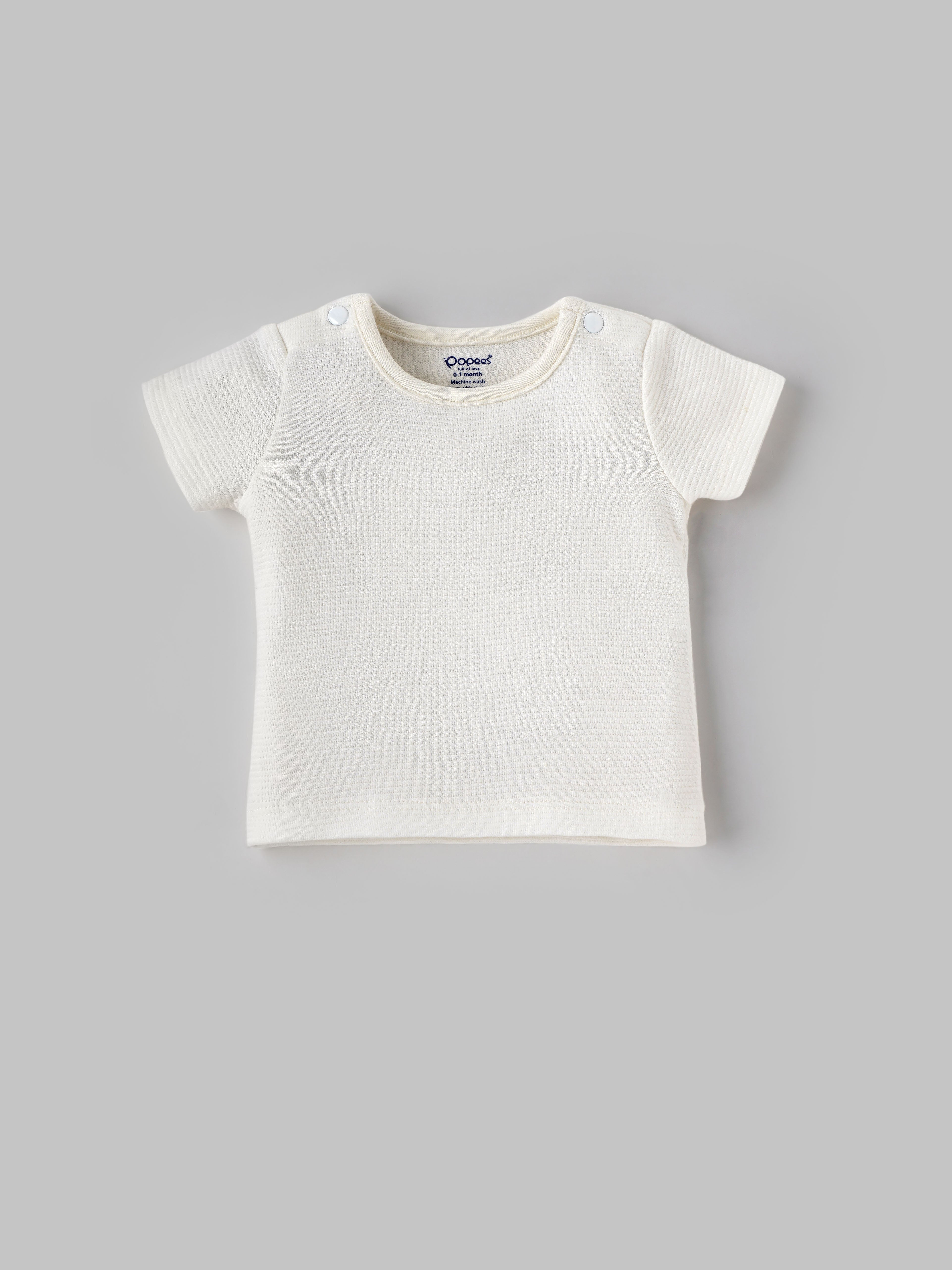 Popees Half Sleeve T-shirt (0-9 Months) for Boys - Image 1
