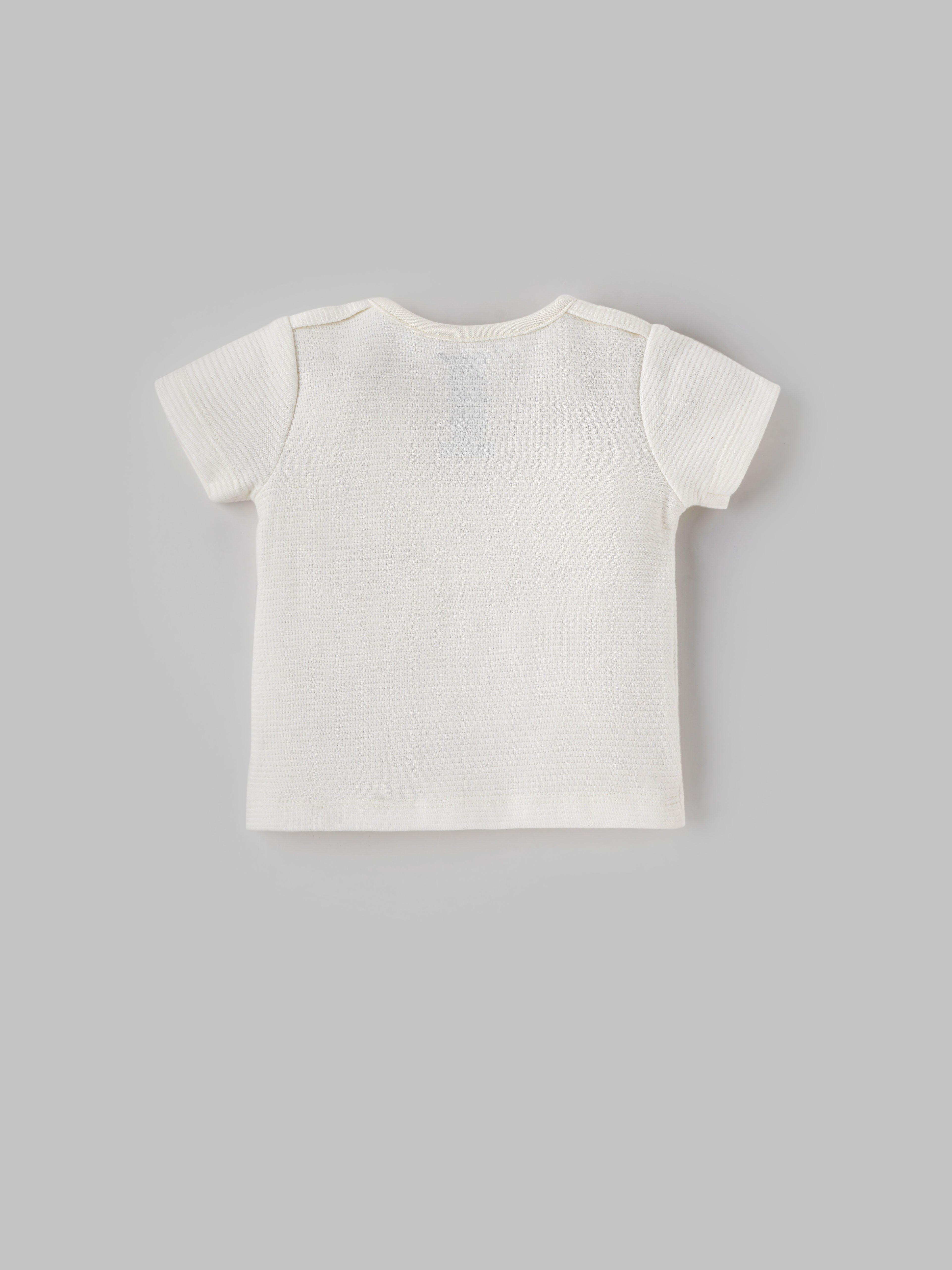 Popees Half Sleeve T-shirt (0-9 Months) for Boys - Image 2