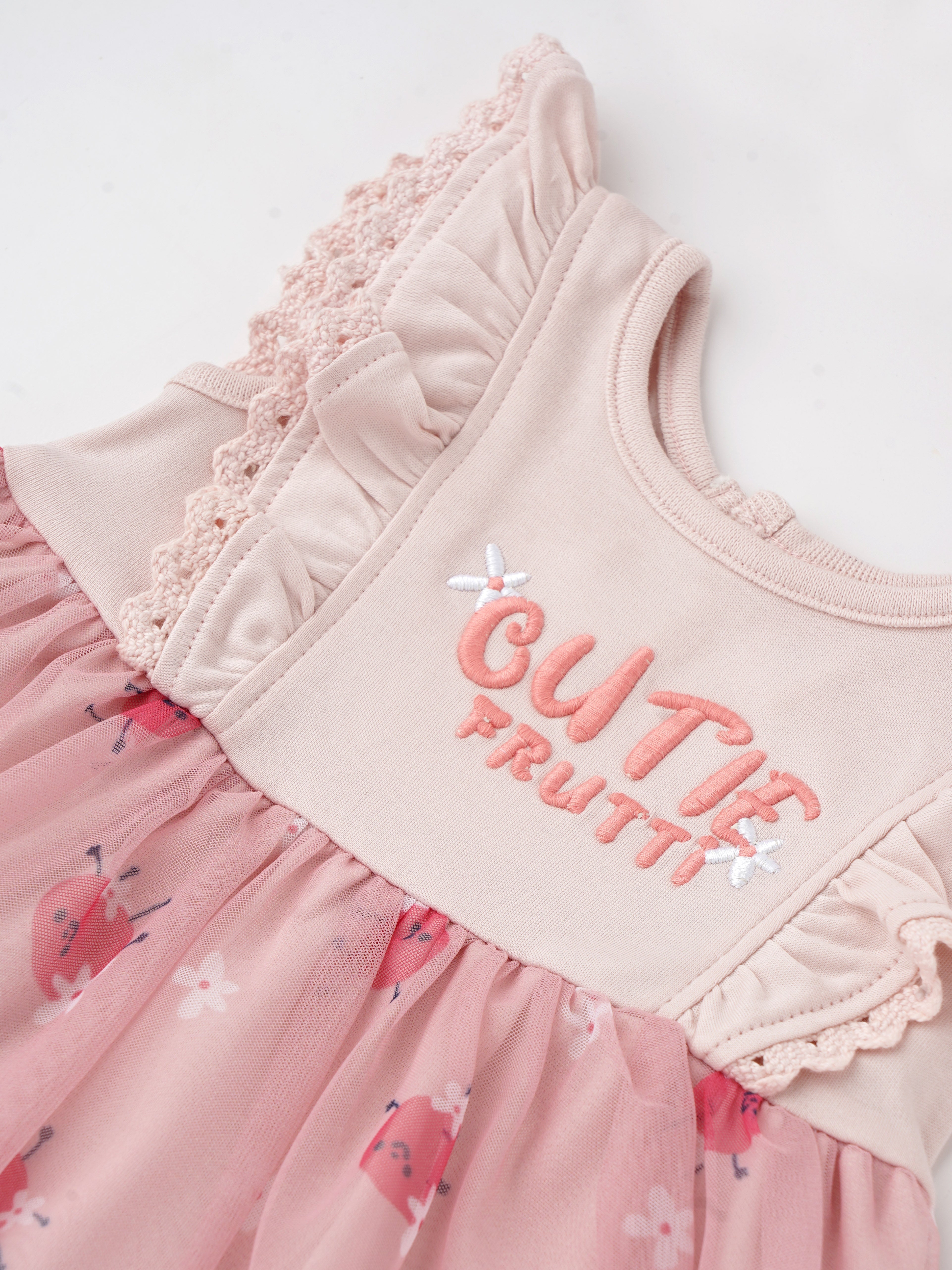 Stylish & Trendy Body Suit Frock for Girls - Image 2