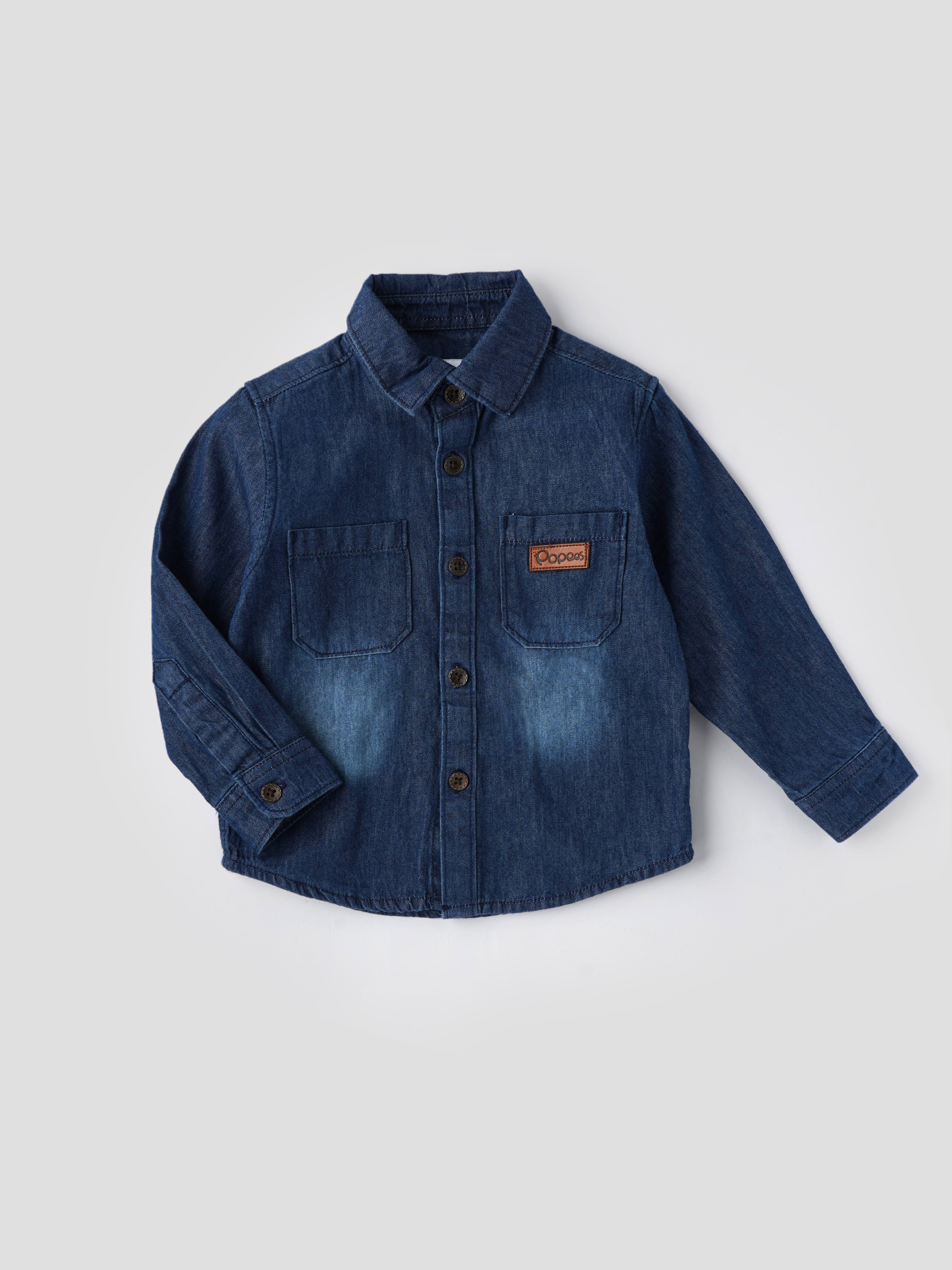 Popees Trendy Fullsleeve Shirt (1-8 Years) for Boys - Image 1