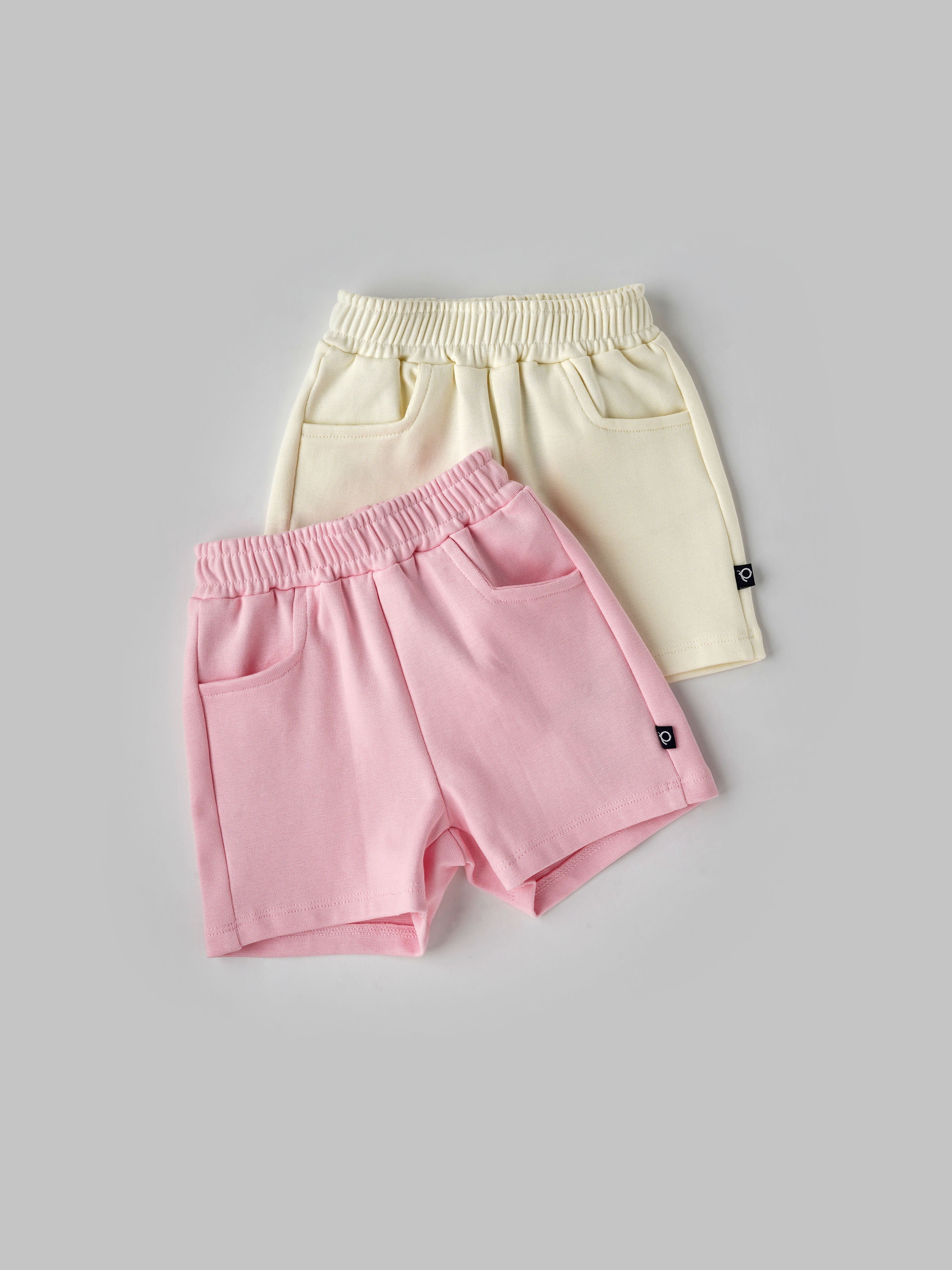 Popees Skin Friendly Shorts Combo for Girls (0-9 Months) - Pack of 2 (color may vary depending on availability) - Image 1