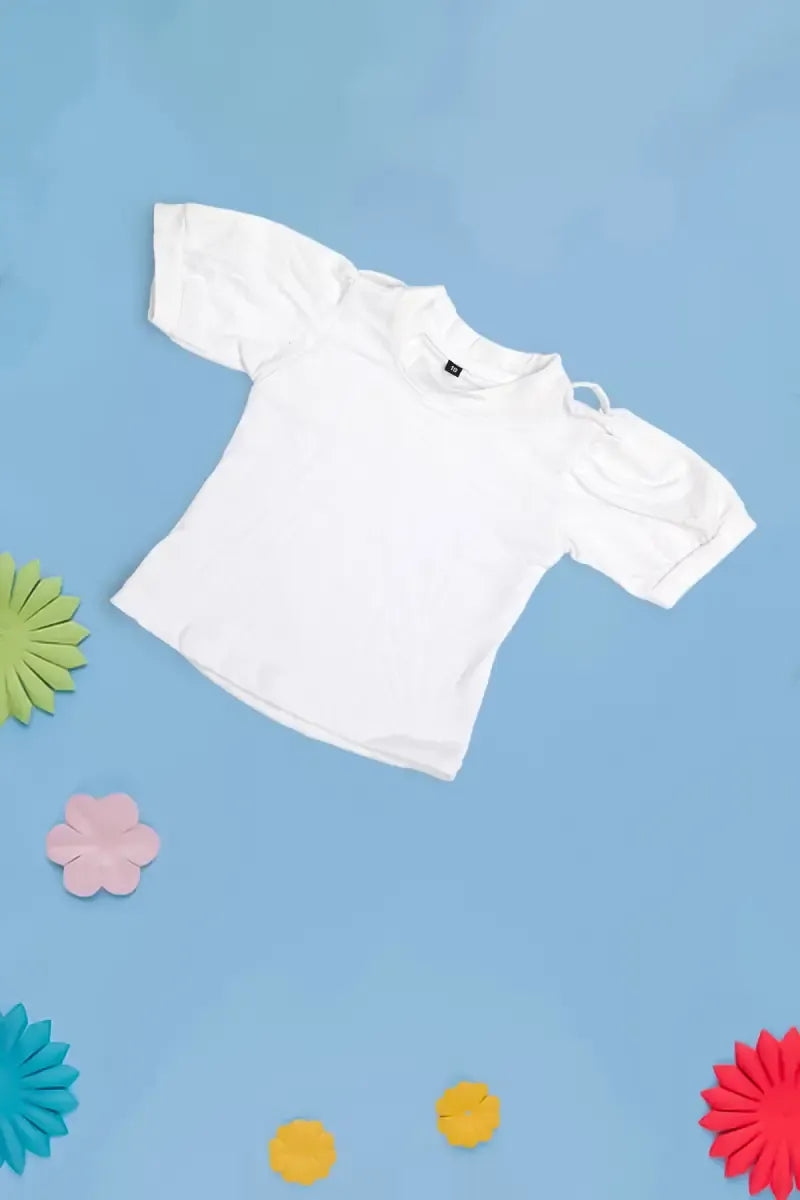 Just Born Girl's T-Shirt with Dungaree Set - Dark Blue - View 13