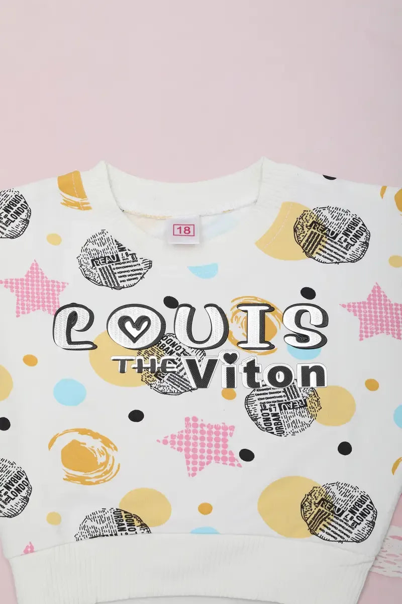 Just Born Baby Girl's Printed Top - Yellow - View 9