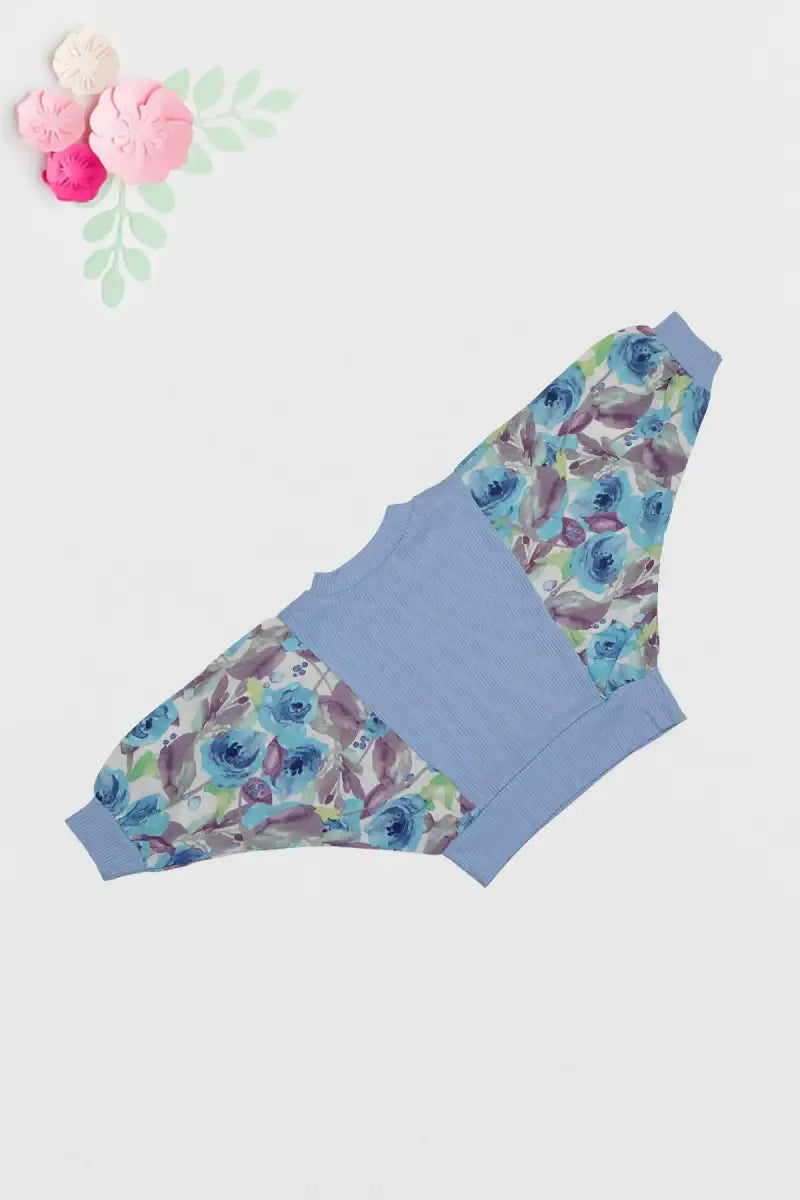 Baby Girl's Printed Top - Blue - View 5