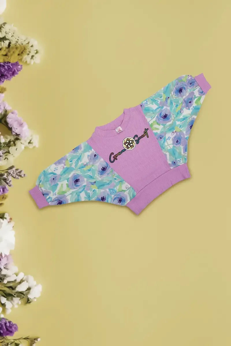 Baby Girl's Printed Top - Lavender - View 7