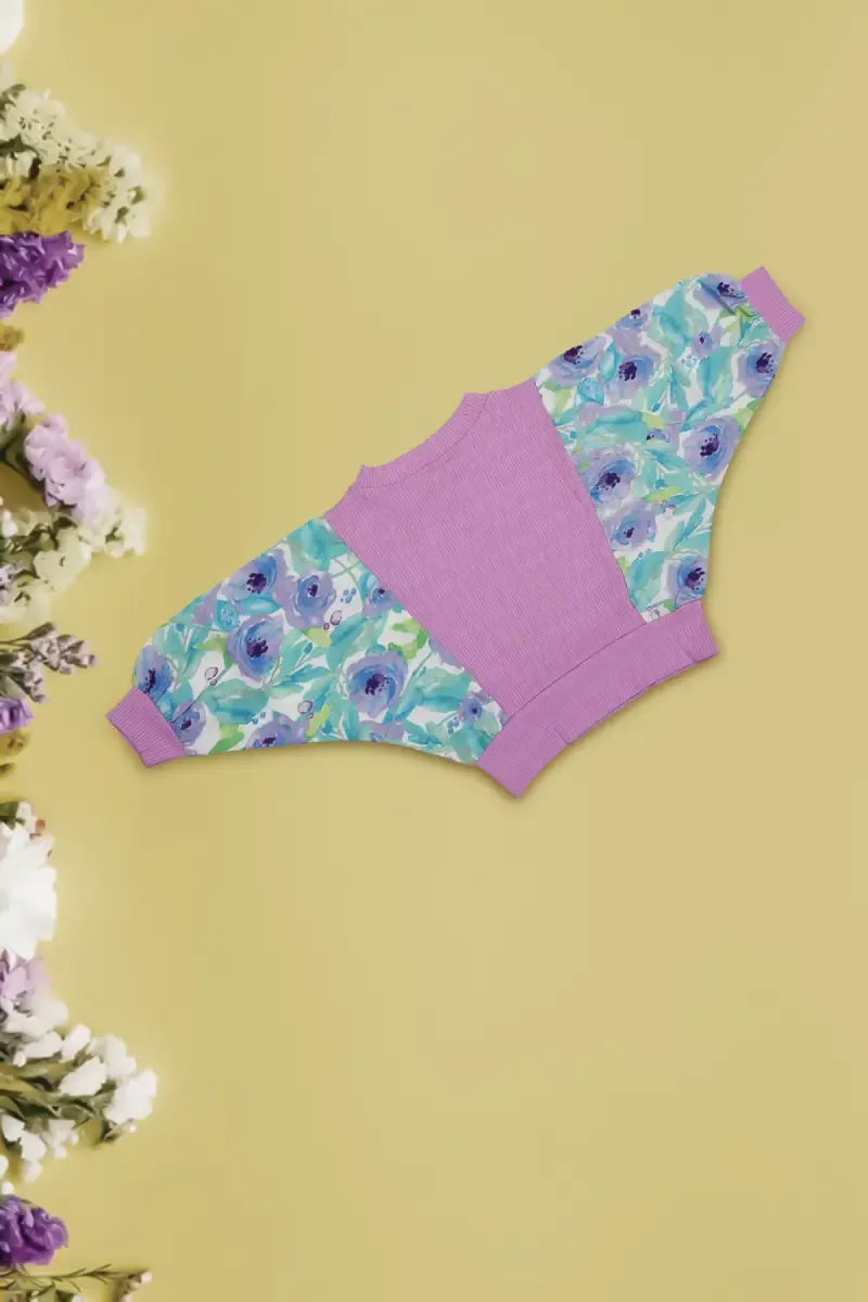 Baby Girl's Printed Top - Lavender - View 8